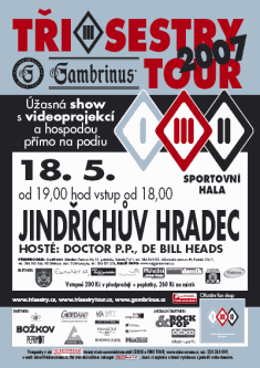 18.05.2007 - Jindřichův Hradec - plakát TSGT 2007
