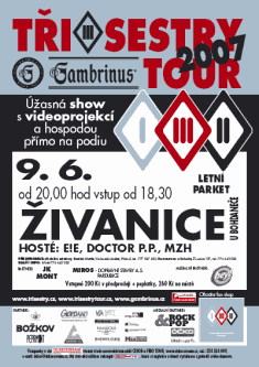 09.06.2007 - Živanice u Bohdanče - plakát TSGT 2007