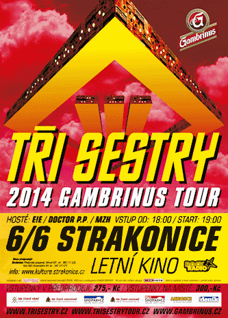 Koncerty - plakát TSGT 2014