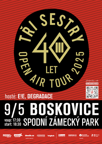 Koncerty - plakát TSOAT 2025