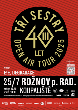 Koncerty - plakát TSOAT 2025