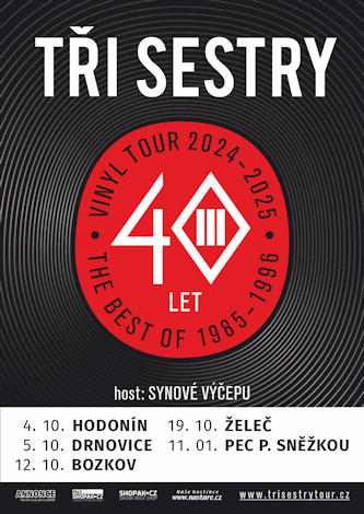 plakát Tři sestry Vinyl tour 2024-2025